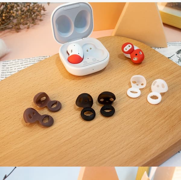 Silikone ørepropper til kompatibel med SAMSUNG Galaxy Buds Live - 8 par, assorterede farver