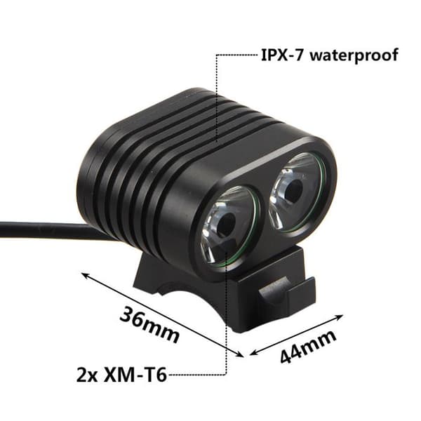 Oppladbar LED-hodelykt med bevegelsessensor - Camping, lesing, fotturer