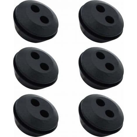 Gummitätningspackning för bränsletanklock, 2 hål, 10 stycken
