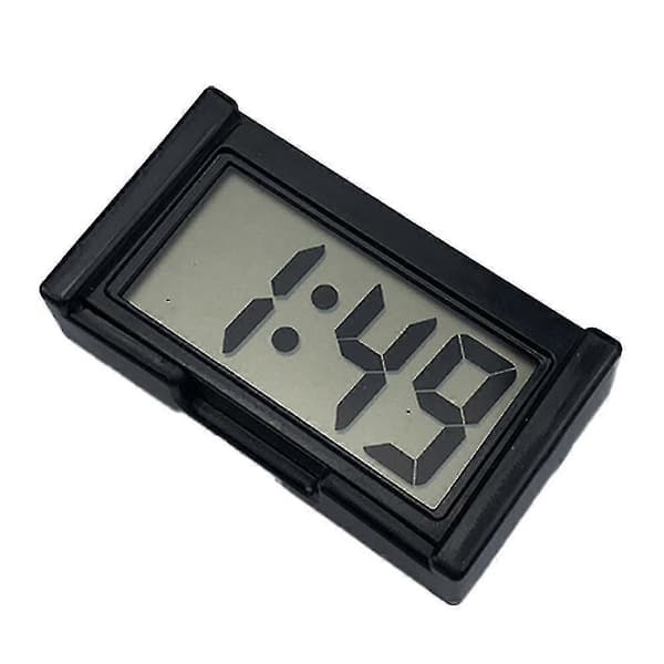 Självhäftande LCD-bilinstrumentbräda Digital klocka med kalenderdisplay
