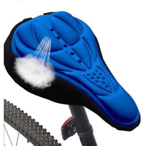 Saldekke - 3D Plus - Blå - Silikagel - Ergonomisk Komfort - Sklisikkert