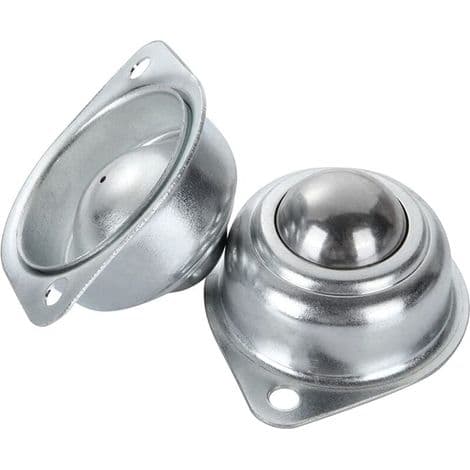 25 mm universelle møbelhjul med kuglelejer, 35 kg bæreevne