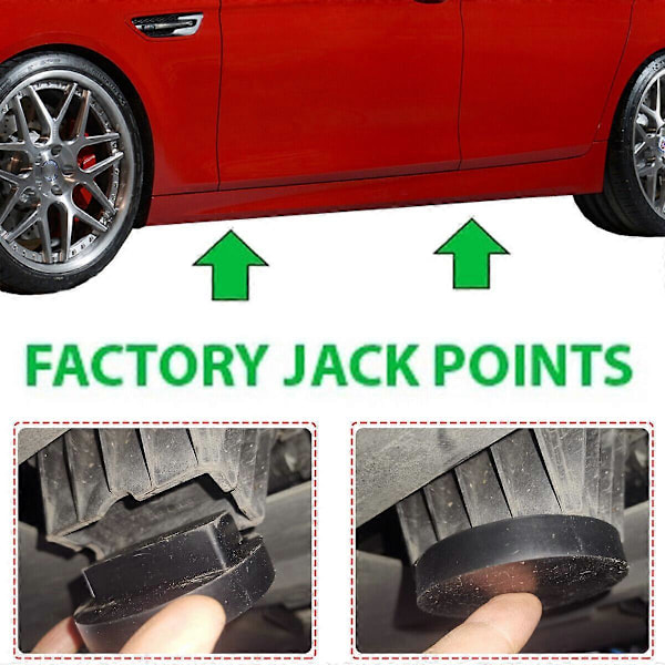 Domkraftsfäste för BMW adapter domkraft gummiblock gummiblocksdyna