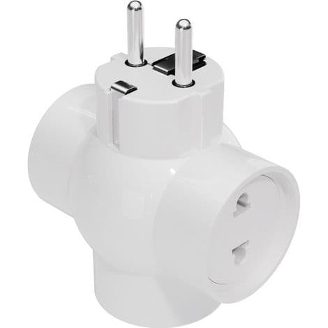 EU A2Bd multi-pluggomformere for internasjonal reise og hjemmebruk