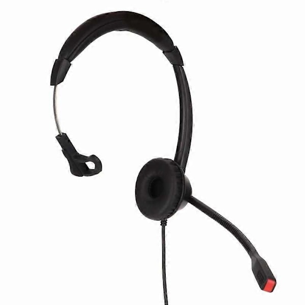 USB Business Headset Enkelsidigt Öra Hörlurar Stödjer Högtalarvolymjustering Mikrofon Ljudavstängning Volym En Knapp Ljudavstängning Hot