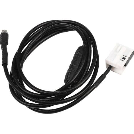 Auxiliary bil-lydkabel med linjestik og modstand, 1,5 m, 12 ben, til E60 E61 E63 E64 E65 E66 E81 E82 E8