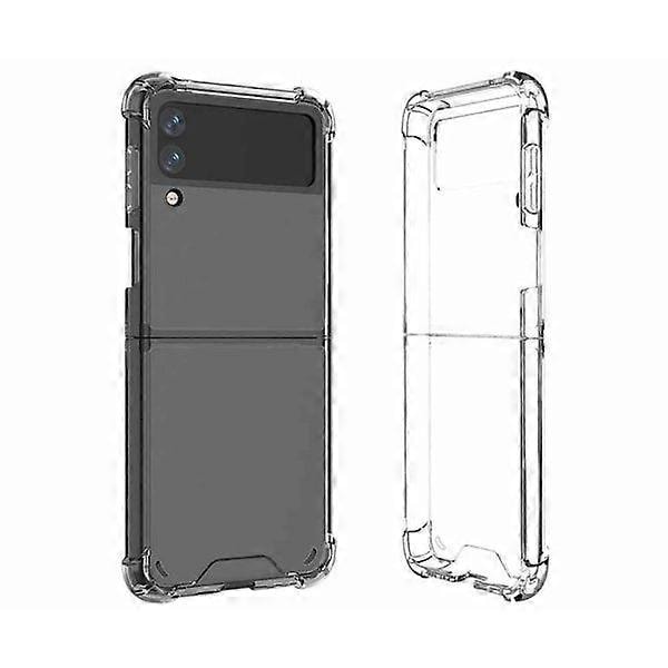 Samsung Galaxy Z Flip 4 - Transparent Skal med Hårda Kanter