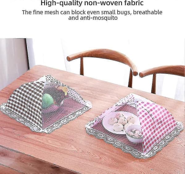 4 st Acsergery Mattskydd Mesh Pop Up Mat Fluga Skydd Tårtnät Skydd Nätduk