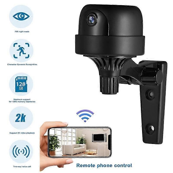 1080P Inomhuskamera 360 Graders Cam Wifi Hem Säkerhetskamera Ljud Mörkerseende Med Mic Moln SDCrad Lagring Webbkamera Rörelse