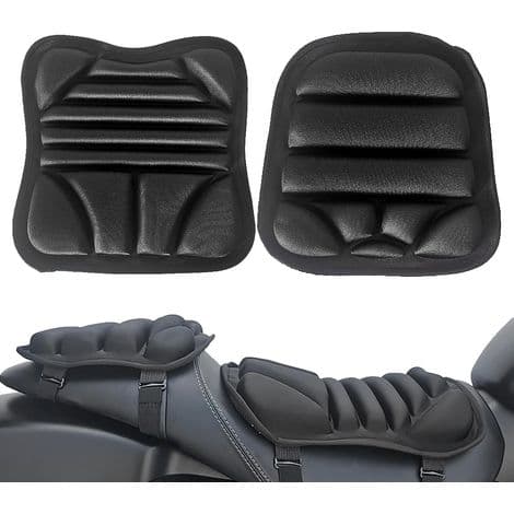 Set med 2 bekväma gelmotorcykelsittdynor - Gelsadel