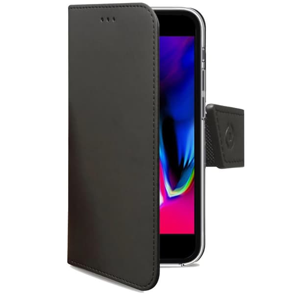 Lompakkokotelo iPhone 7/8/SE 2020/SE 2022 Musta