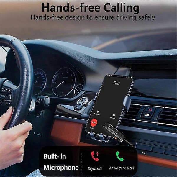 Bluetooth-sender for TV, Bluetooth-mottaker for stereoanlegg, 3,5 mm Aux Bluetooth-adapter for bil og flyreiser