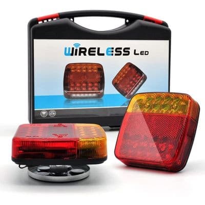 2-pak trådløse WiFi LED-baglygter til trailer, bil, lastbil, traktor