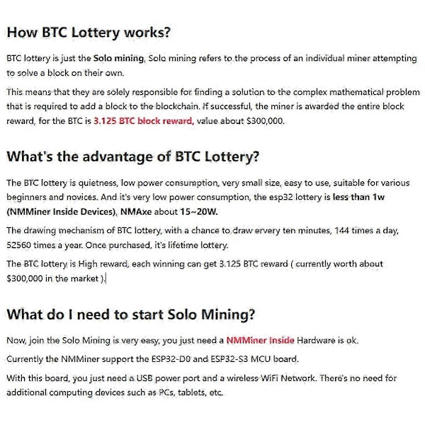 NMMiner NerdMiner V2 Hashrate Display Crypto Solo Lottery Bitcoin 5