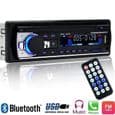 Letouch Bluetooth-autostereot 12V 1Din MP3-autosoitin tukee FM-USB-SD-AUX-Bluetoothia -HB065