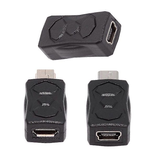 Type A U2-006-MM 3 stk. Micro USB 2.0 til Mini USB 5Pin Hann til Hunn Skjøte Data Strømadapter