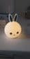 LED Kanin Nattlys - CODREAM - Flerfarget - Barn - Hvit - USB Oppladbar