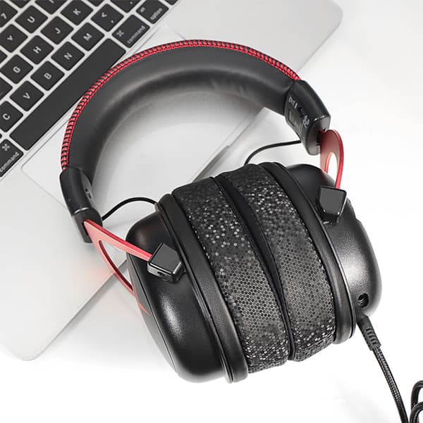 Stofkølende ørepuder til HyperX Cloud 2/3 hovedtelefoner - Sort Lilla