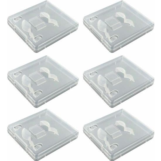 6 gennemsigtige etuier til USB-flashdrev