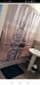 3D Duschdraperi Bad Buddhistiska Vattenfall Tyg + 12 Krokar 180*180cm