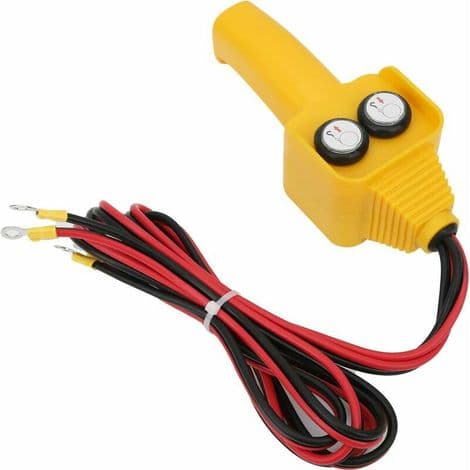 Kablet vinsjkontroller manuelt kontrollsett, 12V trykknapp for vinsjer fra 2000 til 4500 lb