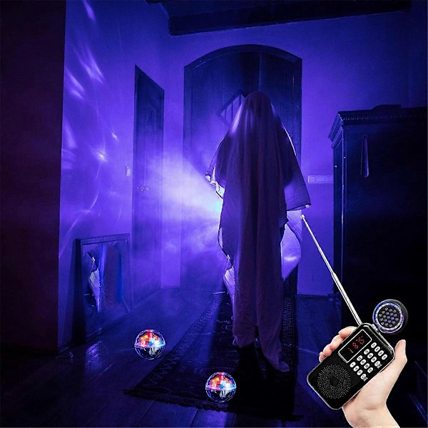 4 st Spirit Box Utrustningskit, med 2 LED Kattbollar 1 Spirit Box Högtalare Paranormal Utrustningskit för