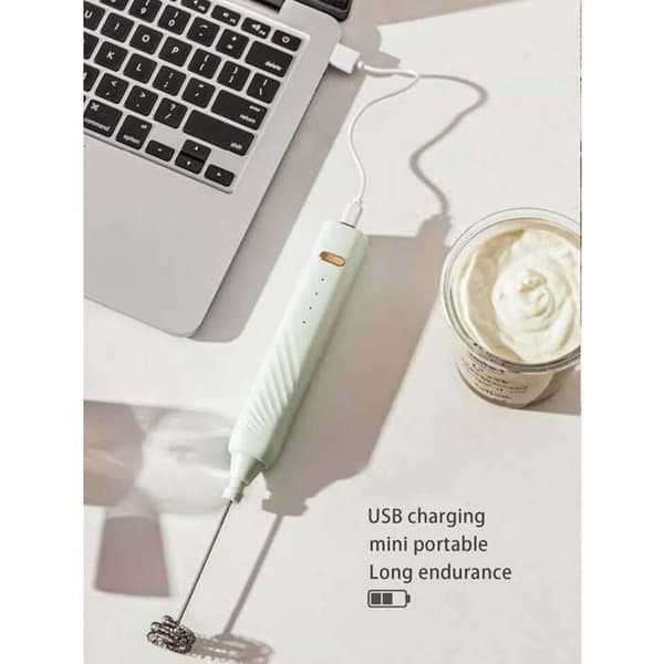 Mælkeskummer - INOTEC - INOTEC Model - 3 Hastigheder - USB Genopladelig - Grøn