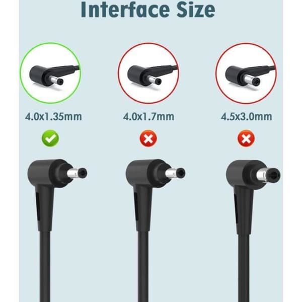 ASUS 19V 2.37A 45W lader, Vivobook & Zenbook