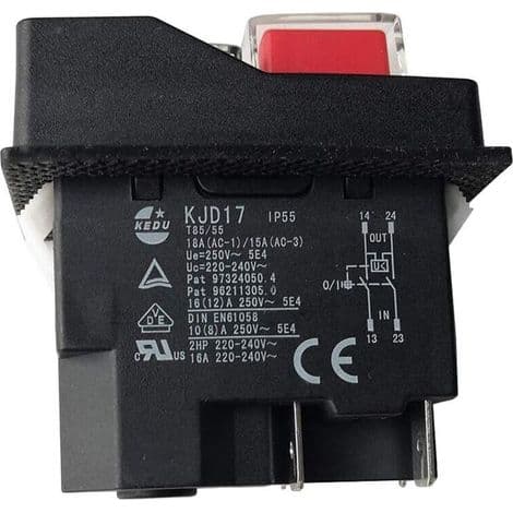 KJD17 Elektromagnetiske Afbrydere - 220V - 4 Ben - Terminaler