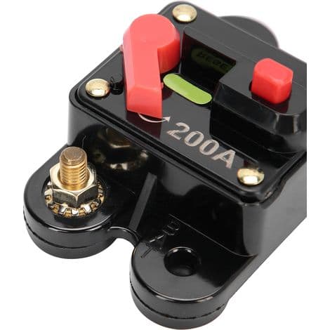 12-24V DC 200A manuel nulstillingsafbryder til bil-, båd- og lastbil-audiosystemer