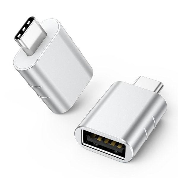 USB 3.2 - USB-C OTG-sovitin 10 Gbps harmaa