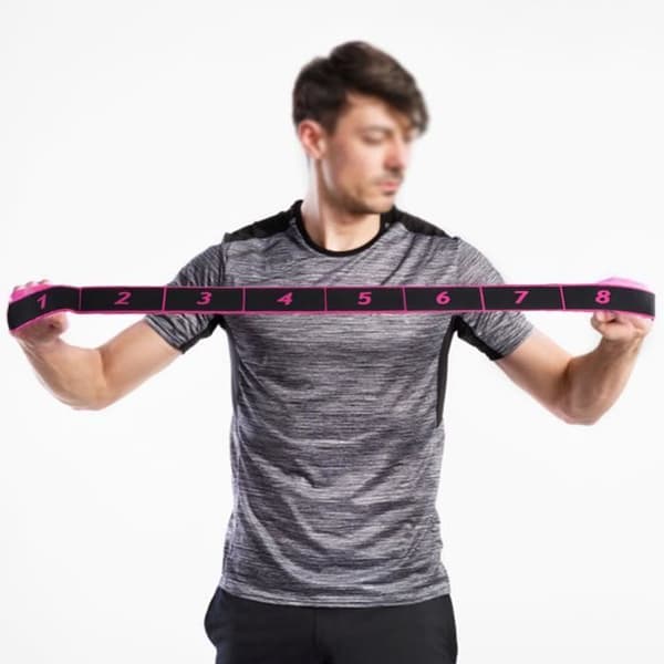 Elastiske modstandsbånd - AB070 - Multi-styrke - Letvægts og foldbare - Anti-deformation