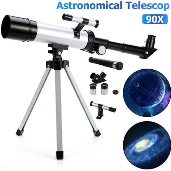 UVERBON bærbart astronomisk teleskop - HD Zoom monokulær - Bærbart stativ - Stjernekikking