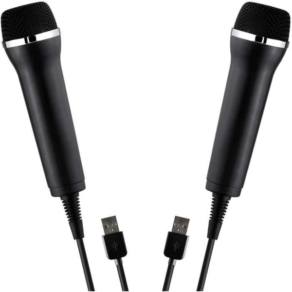 SK 2-pakning USB-mikrofon for Playstation PS5 PS4 PS3 / Xbox One/Nintendo Wii U Switch/PC // Universell USB-mikrofon for karaoke