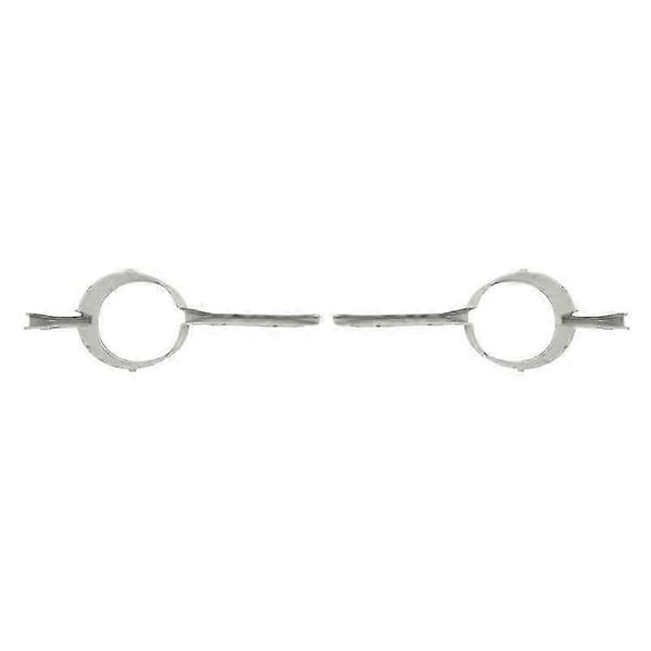 1 sett for - X6 E71 E72 2008-2014 Frontfanger Tåkelys Grilldeksel Trim 51117188385 51117188386 bs