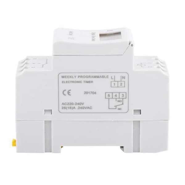 Digital Timer - CWU - Ukentlig Programmerbar - 1 Uttak - LCD - Innendørs/Utendørs