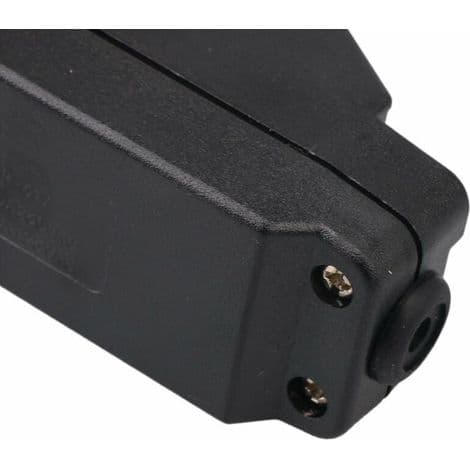 IP65 Knapp Inline Ledningsbryter Vanntett Svart På/Av-bryter 30A 220V