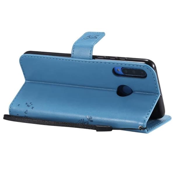 Flipfodral - FRANCIS-R - Huawei P30 lite - PU-läder - Stötsäkert - Integrerat stativ