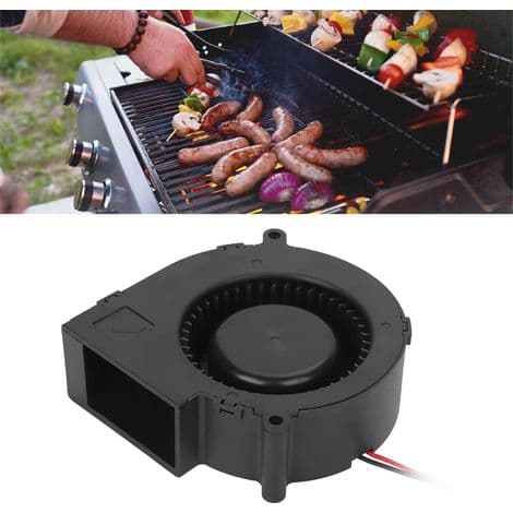 12V 2.85A BBQ-vifte for kulltennere, piknik og camping