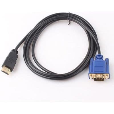 HDMI Guld Hane till VGA HD-15 Kabel 1,8m Videokabel