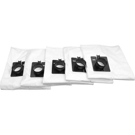 5-pack mikrofiberdammsugarpåsar för Festool CT/CTL/CTM 22