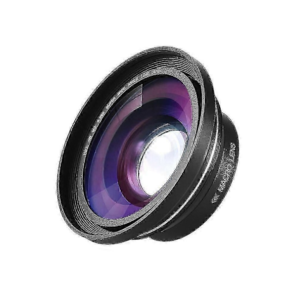 30mm 37mm 0.39X Full HD Vidvinkel Makroobjektiv för Ordro Digital Videokamera