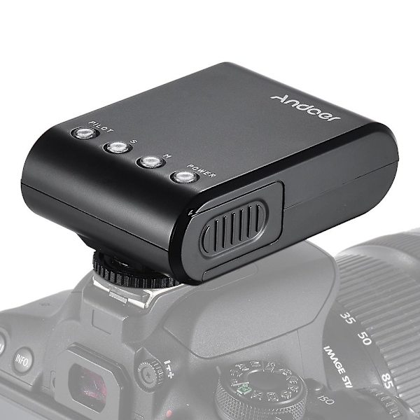 Andoer WS-25 Professionel Bærbar Mini Digital Slave Flash Speedlite On-Camera Flash med Universal