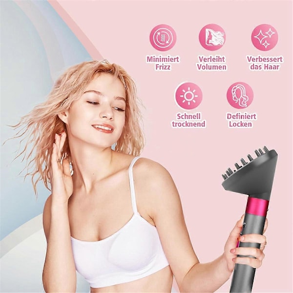 Diffusormunstycke Locktång Konvertering för HS05 HS03 HS01 Styler Hårtork Diffusormunstycke Tillbehör