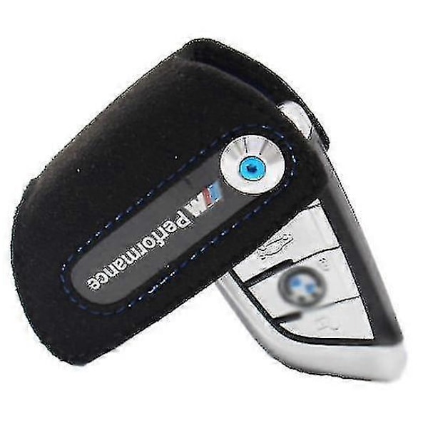 Passar till M Percompatible Withmance Alcantara Nyckelskal Kompatibelt med BMW