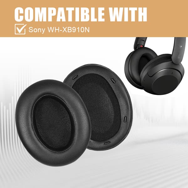 Øreputer til Sony WH-XB910N Svart