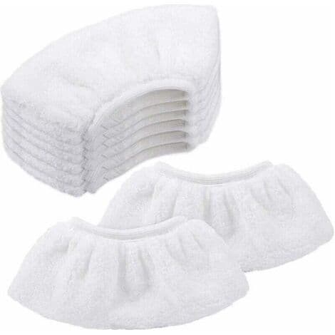 Mikrofiberdukar för Kärcher, handmunstycksdukar, tillbehör för ångtvättar SC1/SC2/SC3/SC4/SC5/SV7, 8-pack