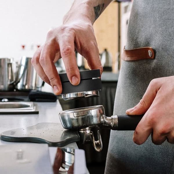 58 mm kaffedispenser, 58 mm espresso-stamper i stål, kaffedispenseringsværktøj med justerbar højde