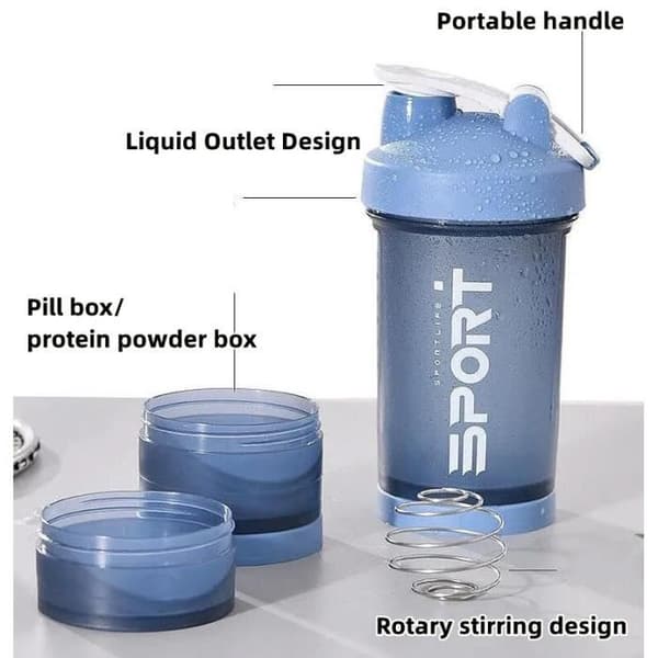 Salatdressing Shaker - 500ml - Grønn - 2 stk - PP Materiale
