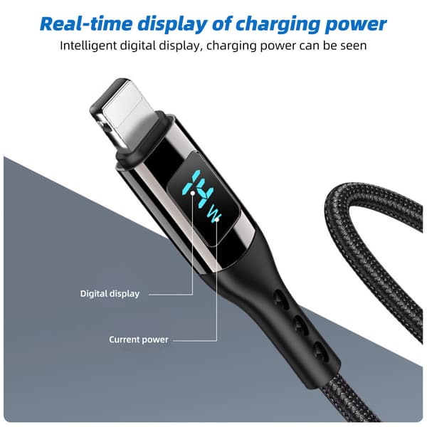 USB-C PD pikalatauskaapeli 100 W Musta 2 m